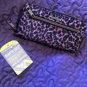 Travelon Leopard Print Wallet